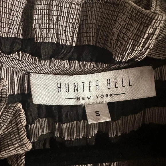 ⭐️NWOT⭐️ Hunter Bell NYC- Matthews Dress Black Stripe size S - Picture 5 of 10